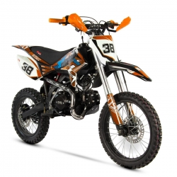 Pitbike XMOTOS XB-38 125cc 4t 17/14 E-START oranžová